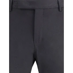 Black Wool Oves Aries Casual Pants