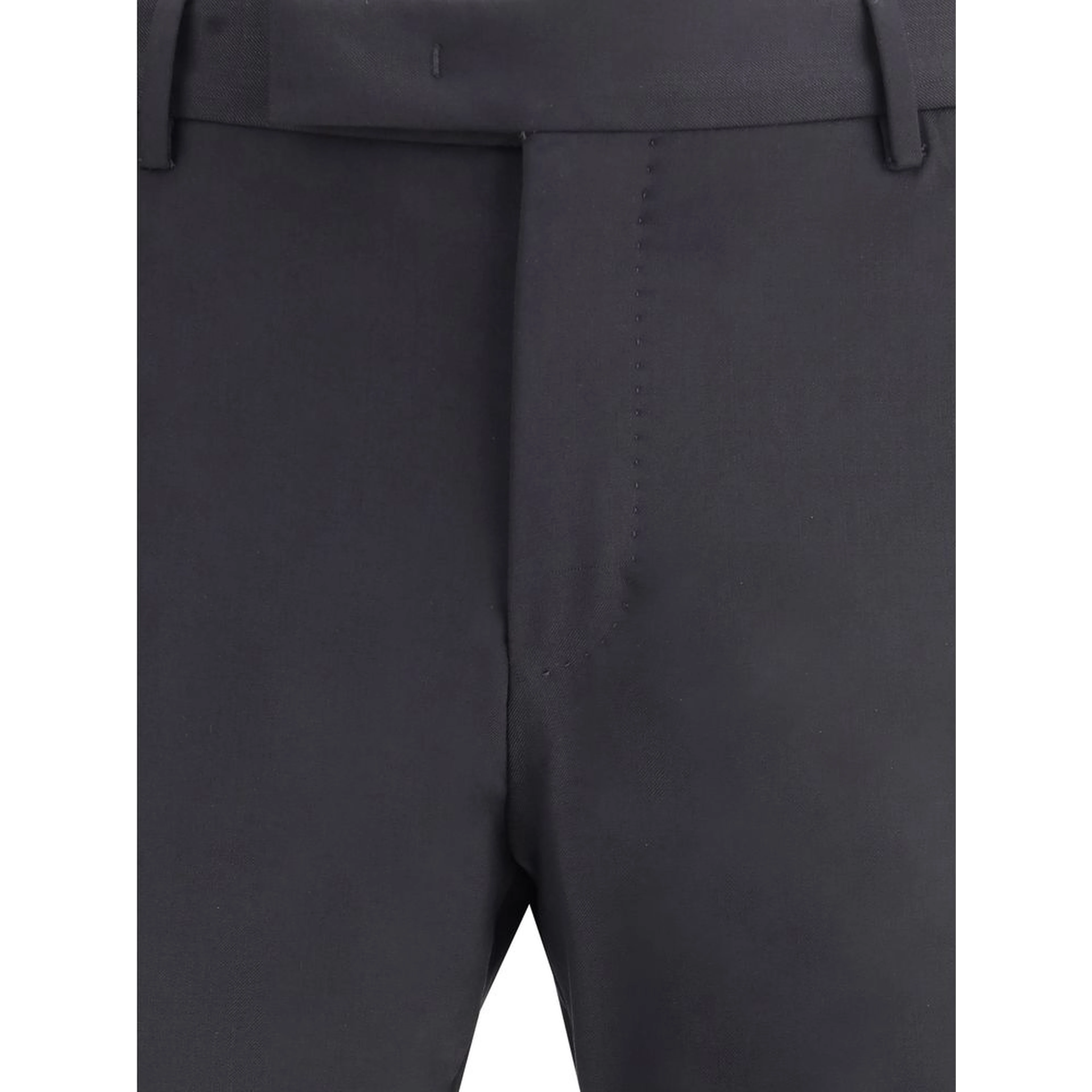Black Wool Oves Aries Casual Pants