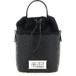 Black Calfskin Crossbody Bag