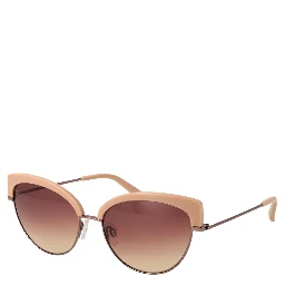 Beige Metal & Stainless Steel & Aluminum Sunglasses
