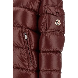 Bordeaux Polyamide Full-Length Jacket