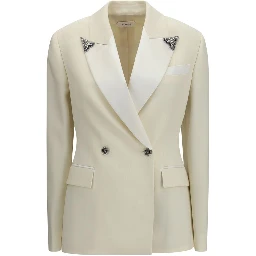 Beige Wool Oves Aries Blazer