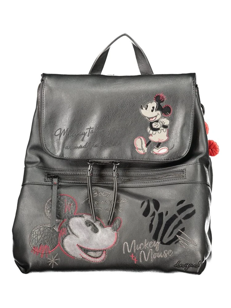 Nero Polyurethane Women's Backpack