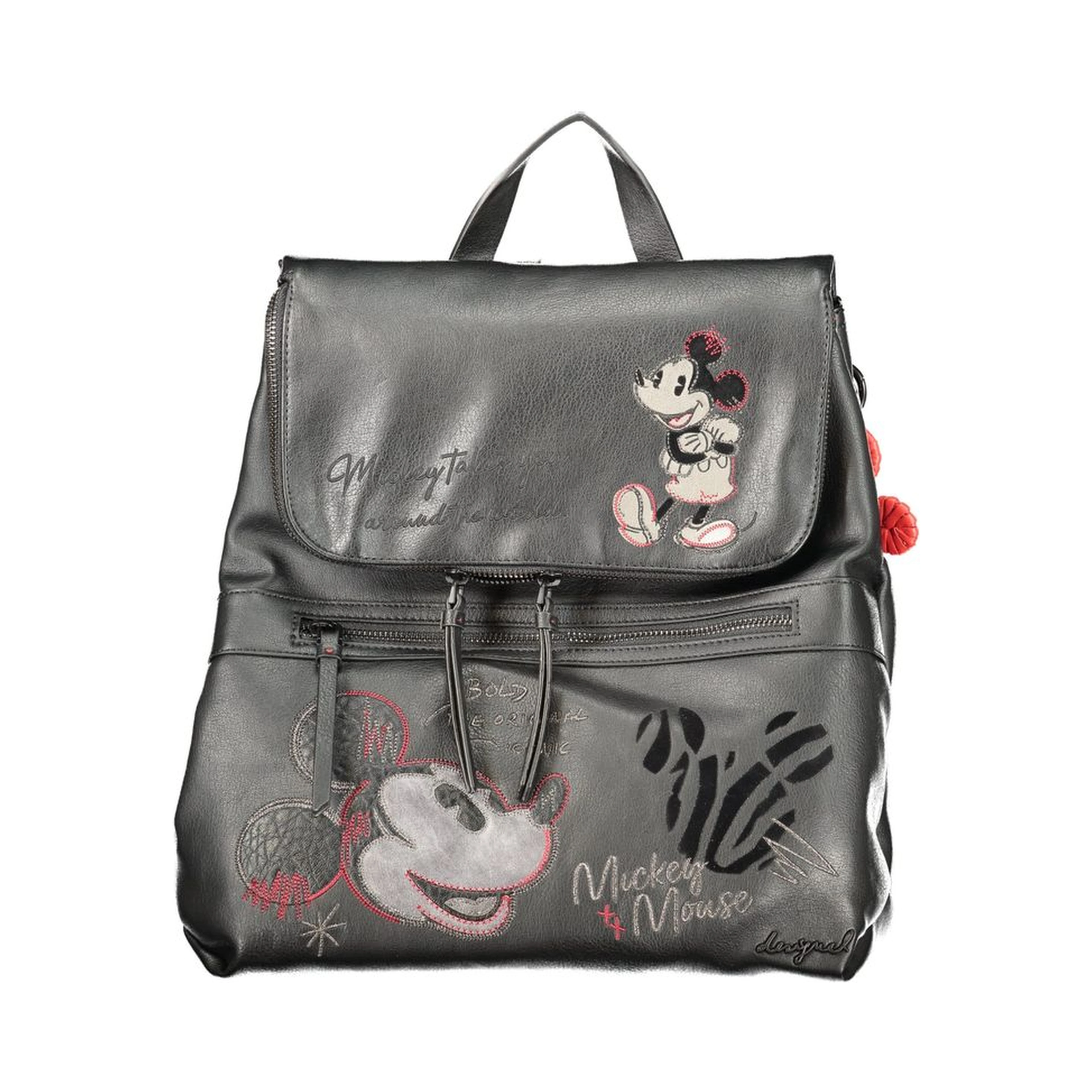 Nero Polyurethane Women's Backpack