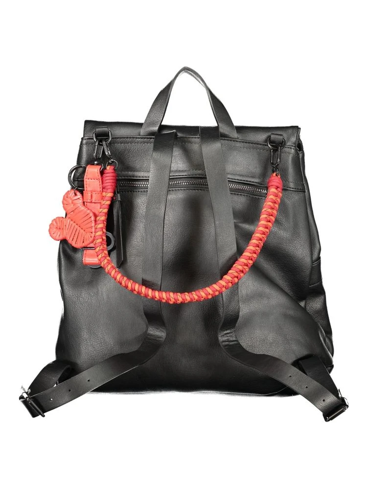 Nero Polyurethane Women's Backpack alternative
