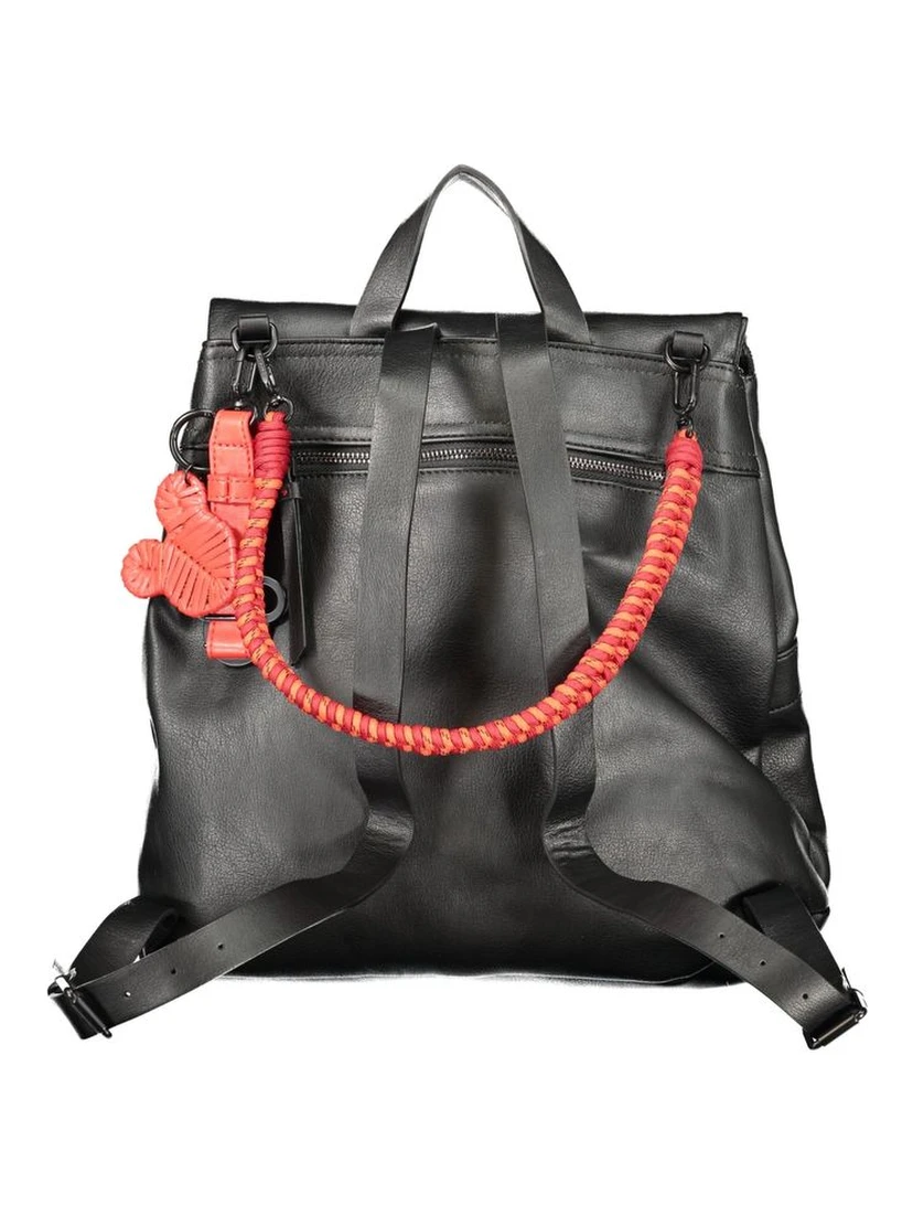 Nero Polyurethane Women's Backpack