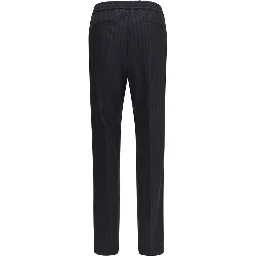 Black Wool Oves Aries Dress Pants