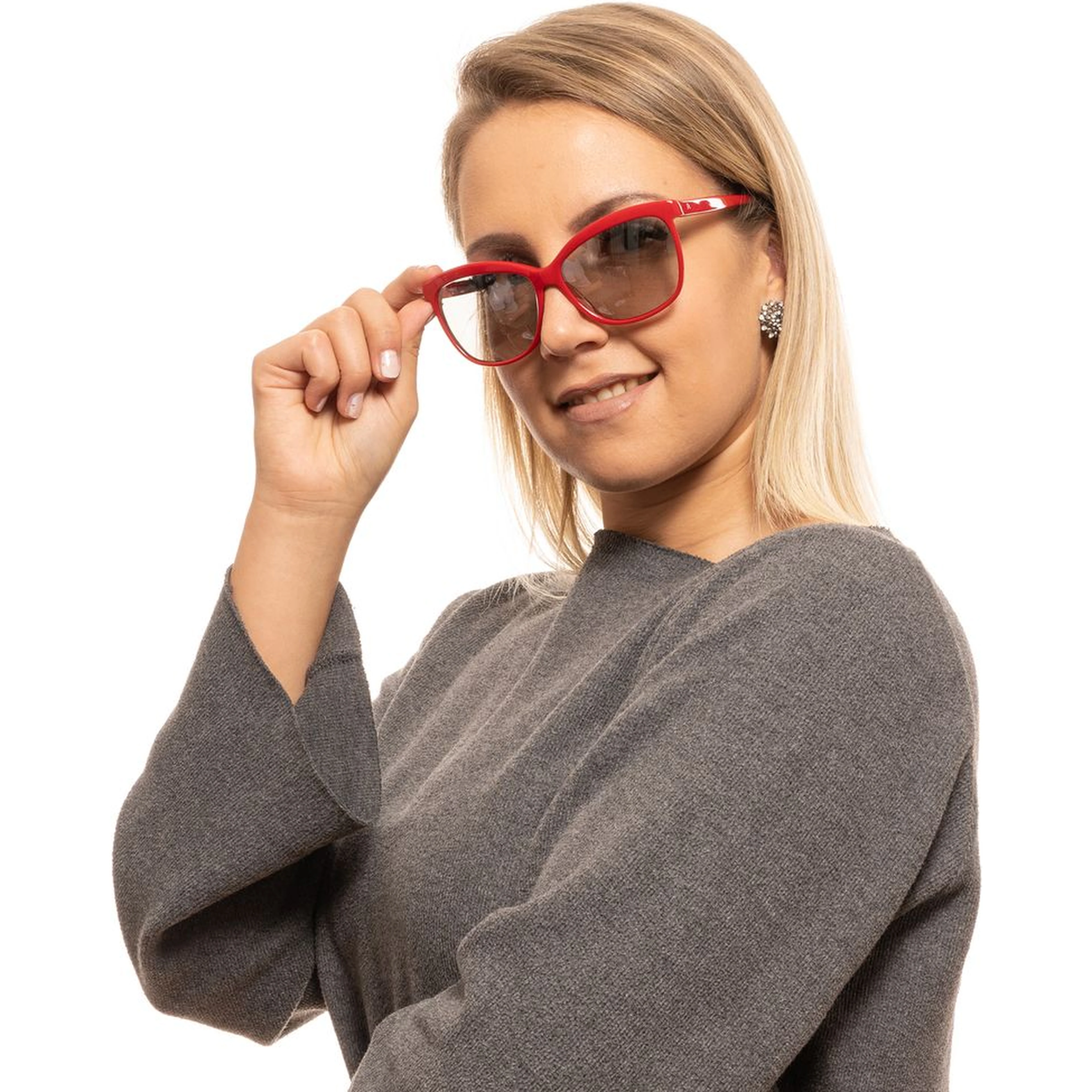 Red Plastic Sunglasses