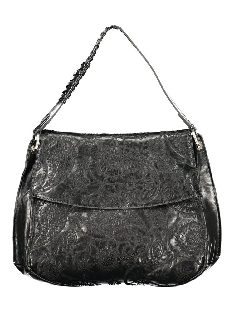 Black Polyurethane Women's Bag