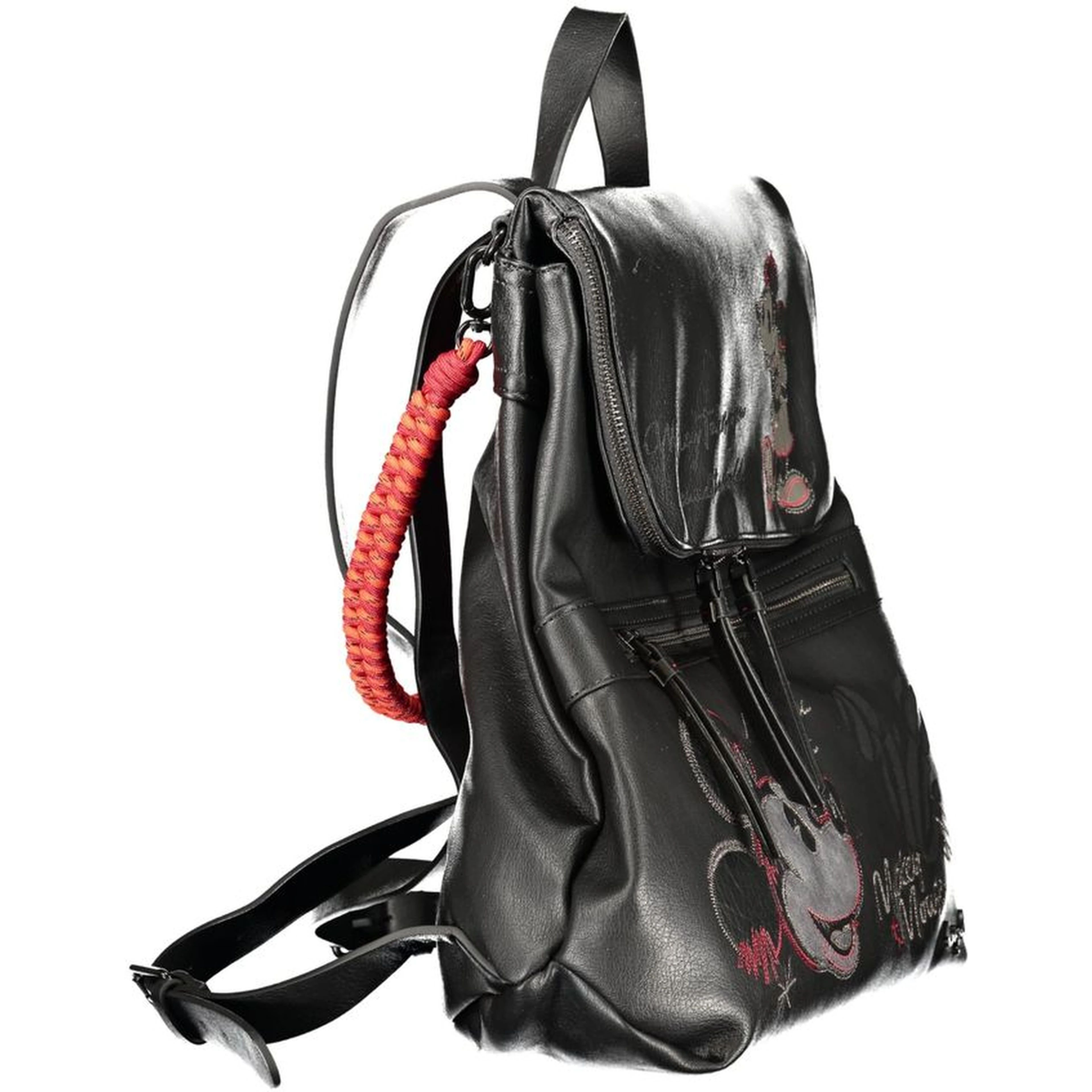 Nero Polyurethane Women's Backpack