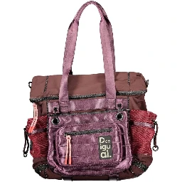 Brown Polyamide Handbag