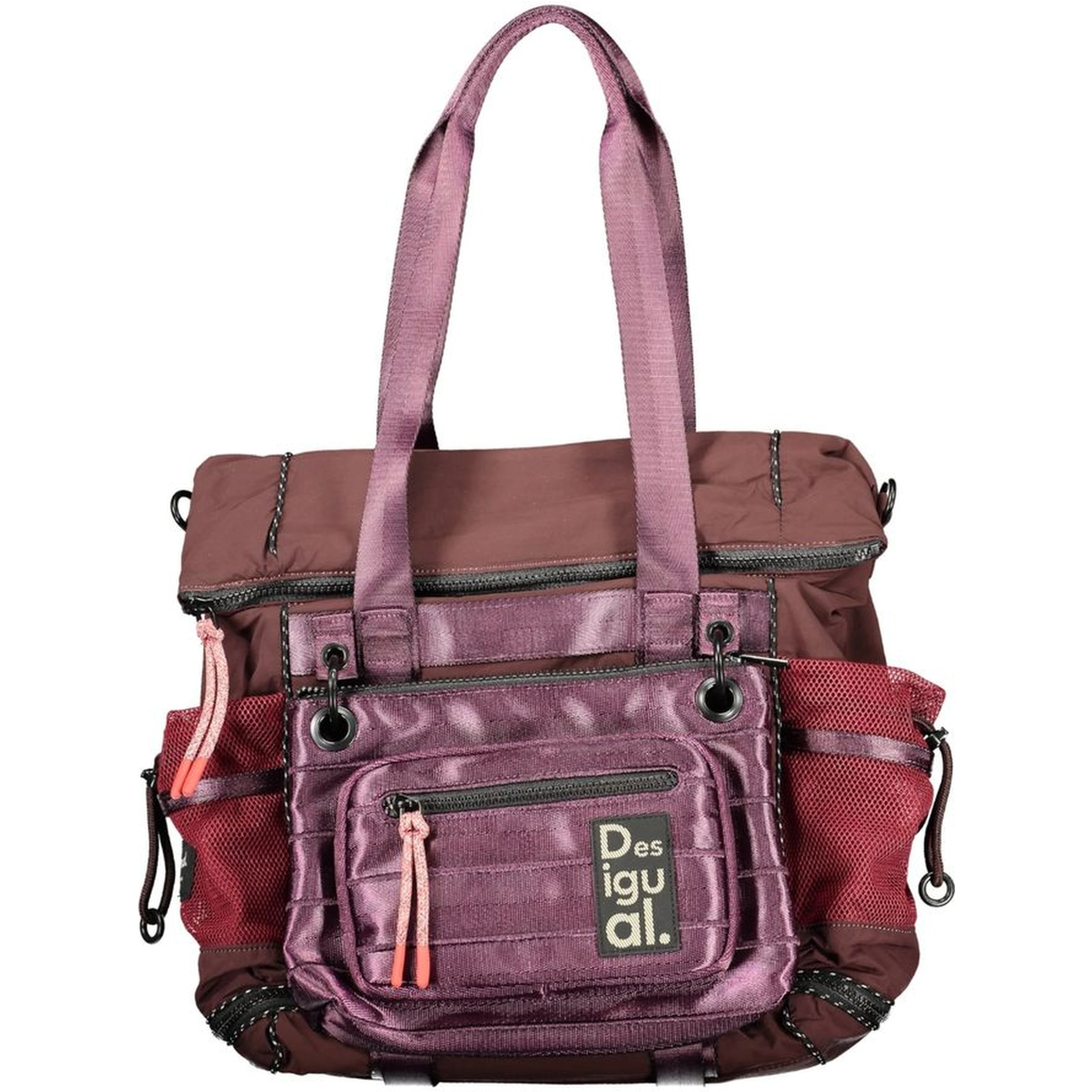 Brown Polyamide Handbag