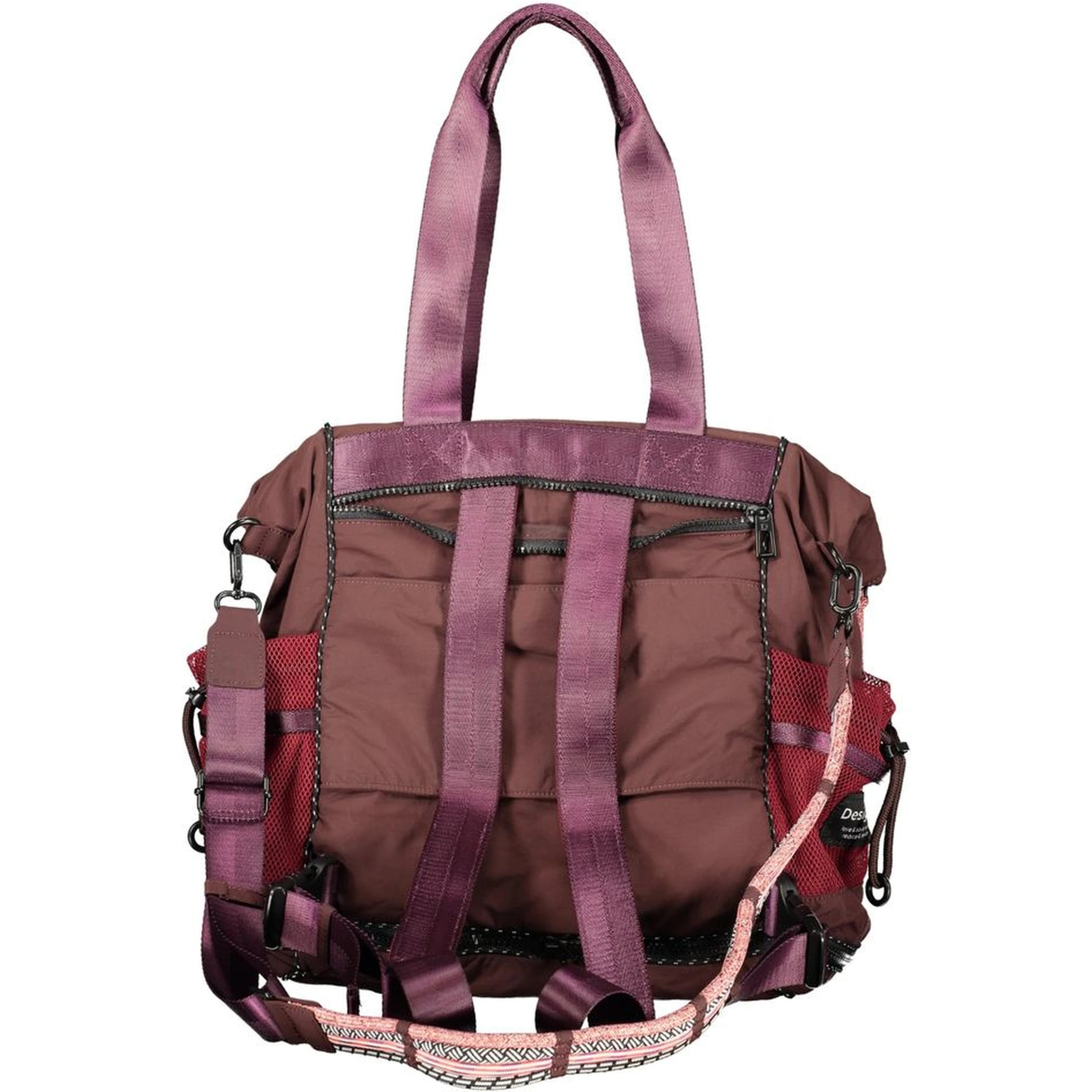 Brown Polyamide Handbag
