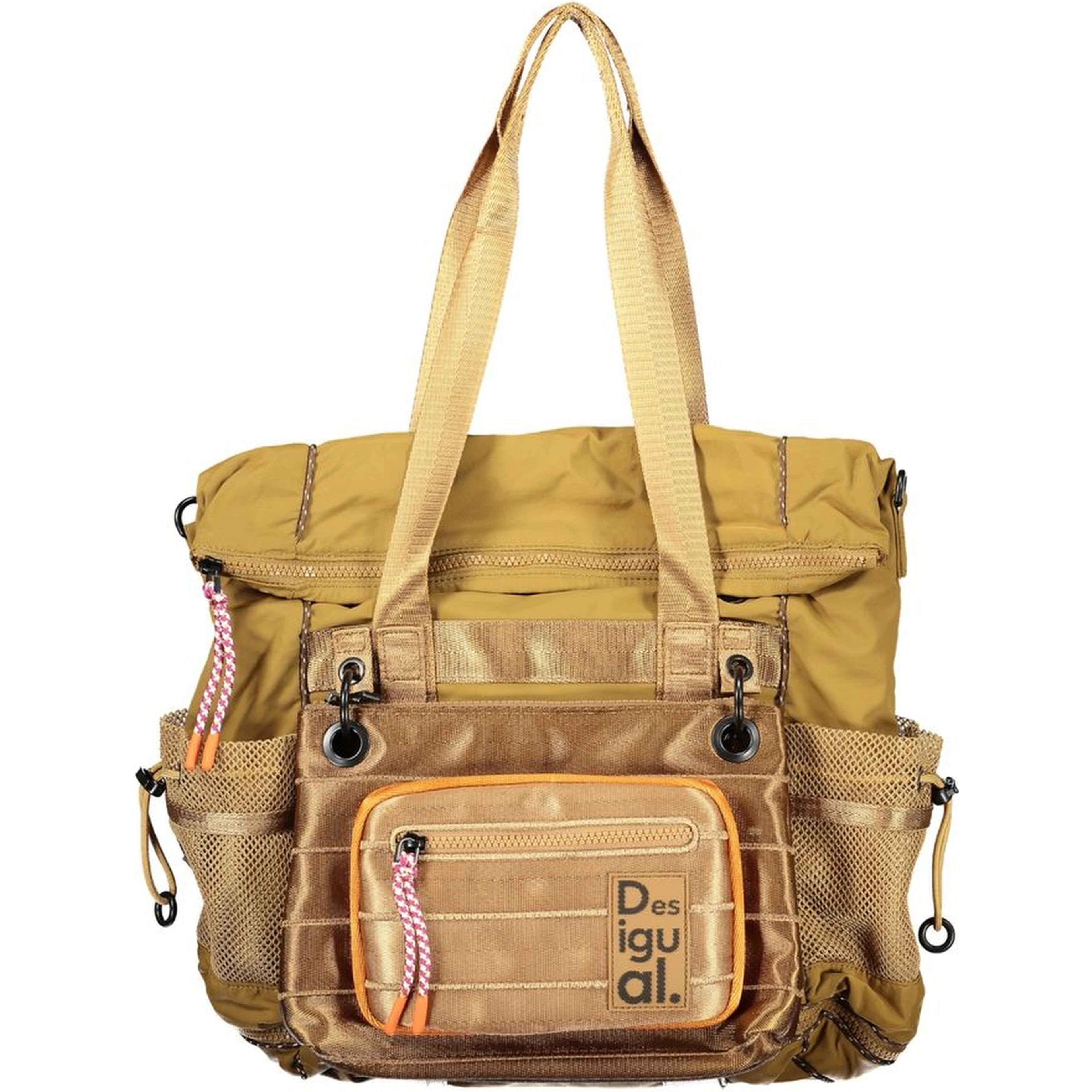 Beige Polyamide Women's Bag