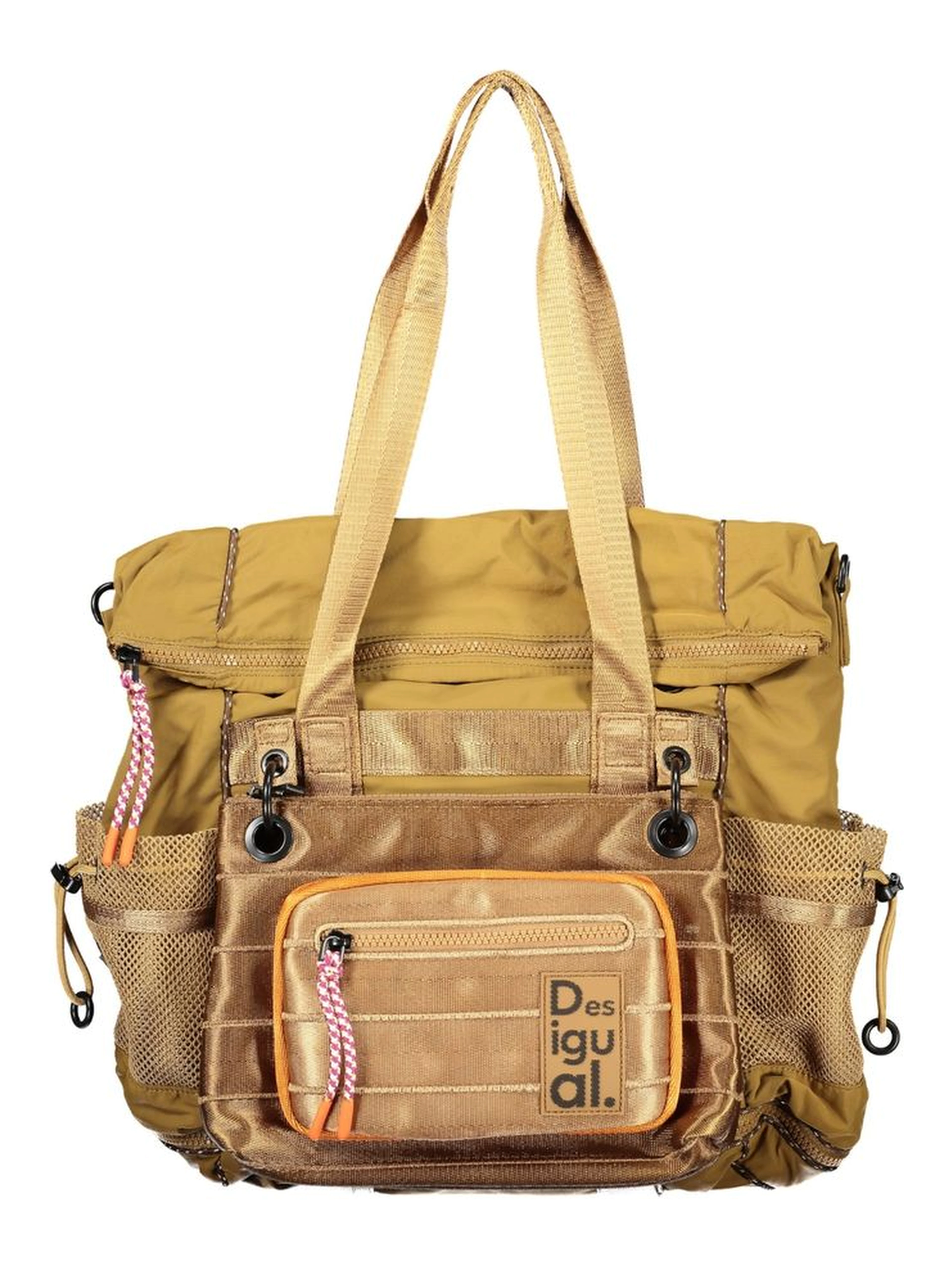 Beige Polyamide Women's Bag