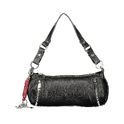 Black Polyurethane Women's Bag