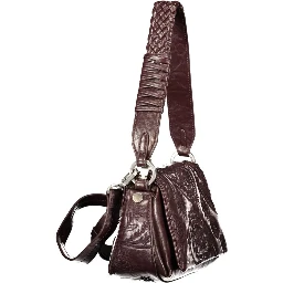 Brown Polyethylene Handbag