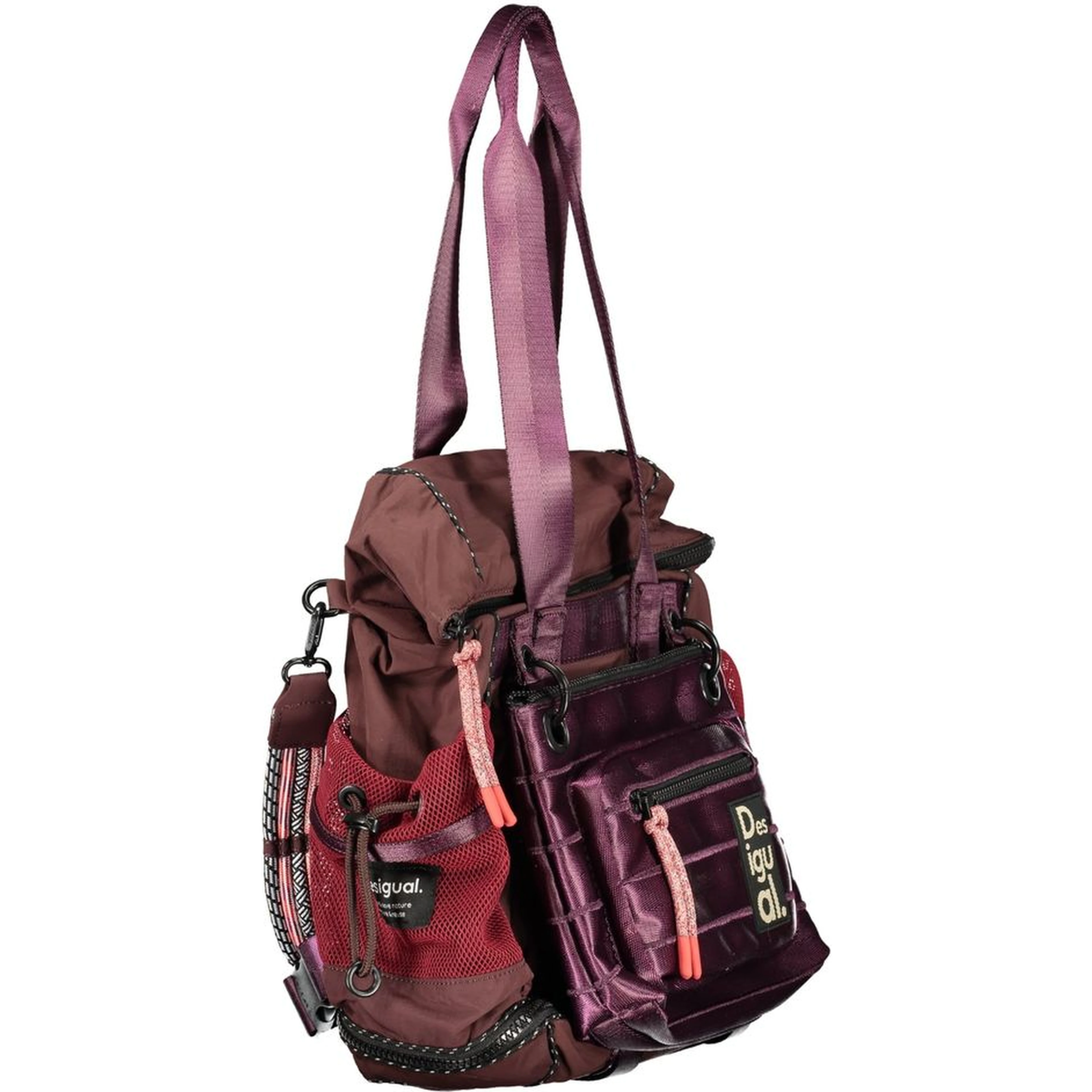 Brown Polyamide Handbag