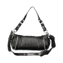 Black Polyurethane Women's Bag