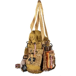 Beige Polyamide Women's Bag