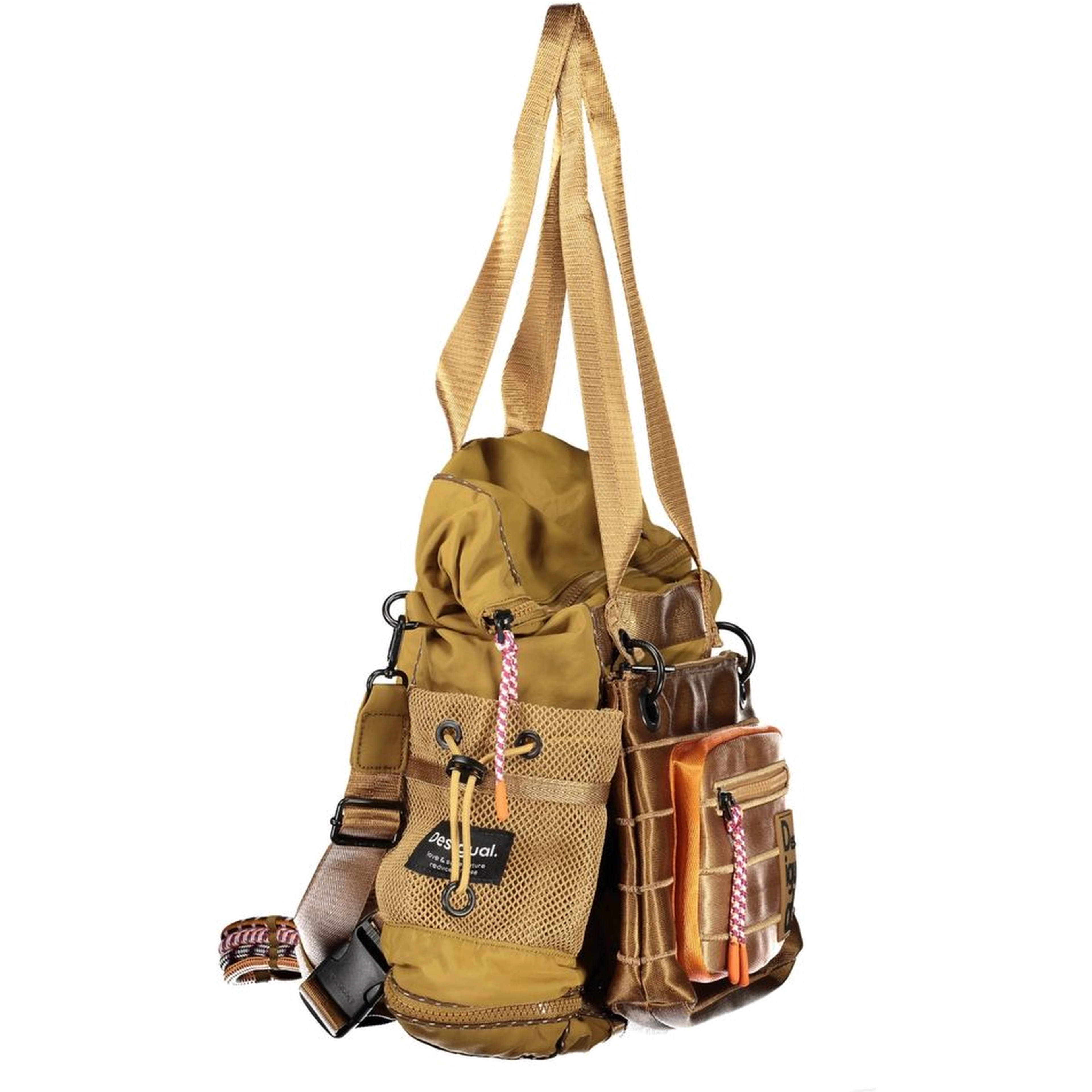 Beige Polyamide Women's Bag