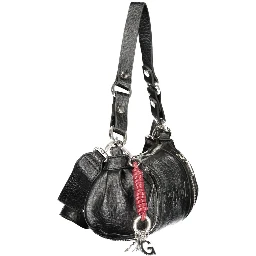 Black Polyurethane Women's Bag