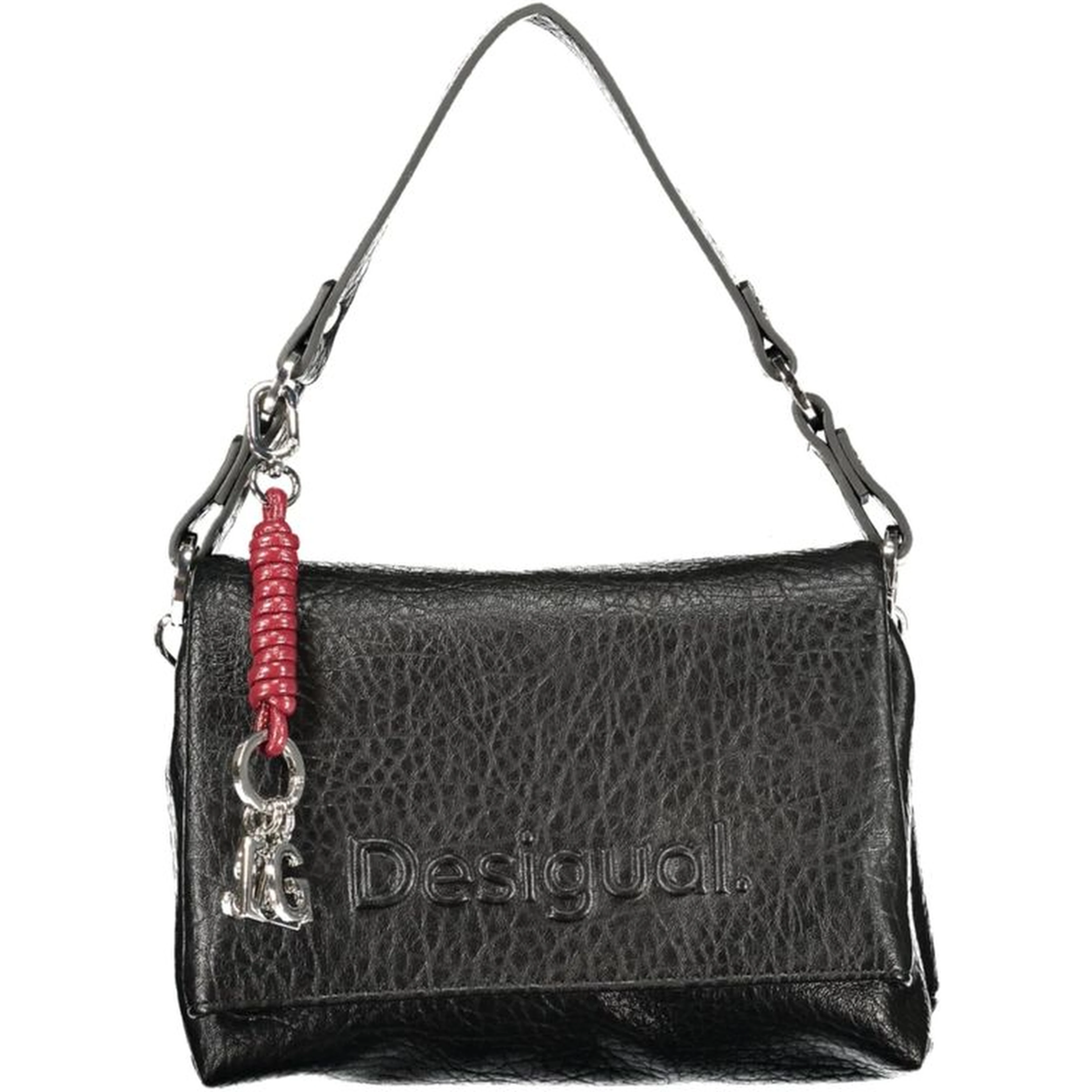 Black Polyurethane Women's Bag