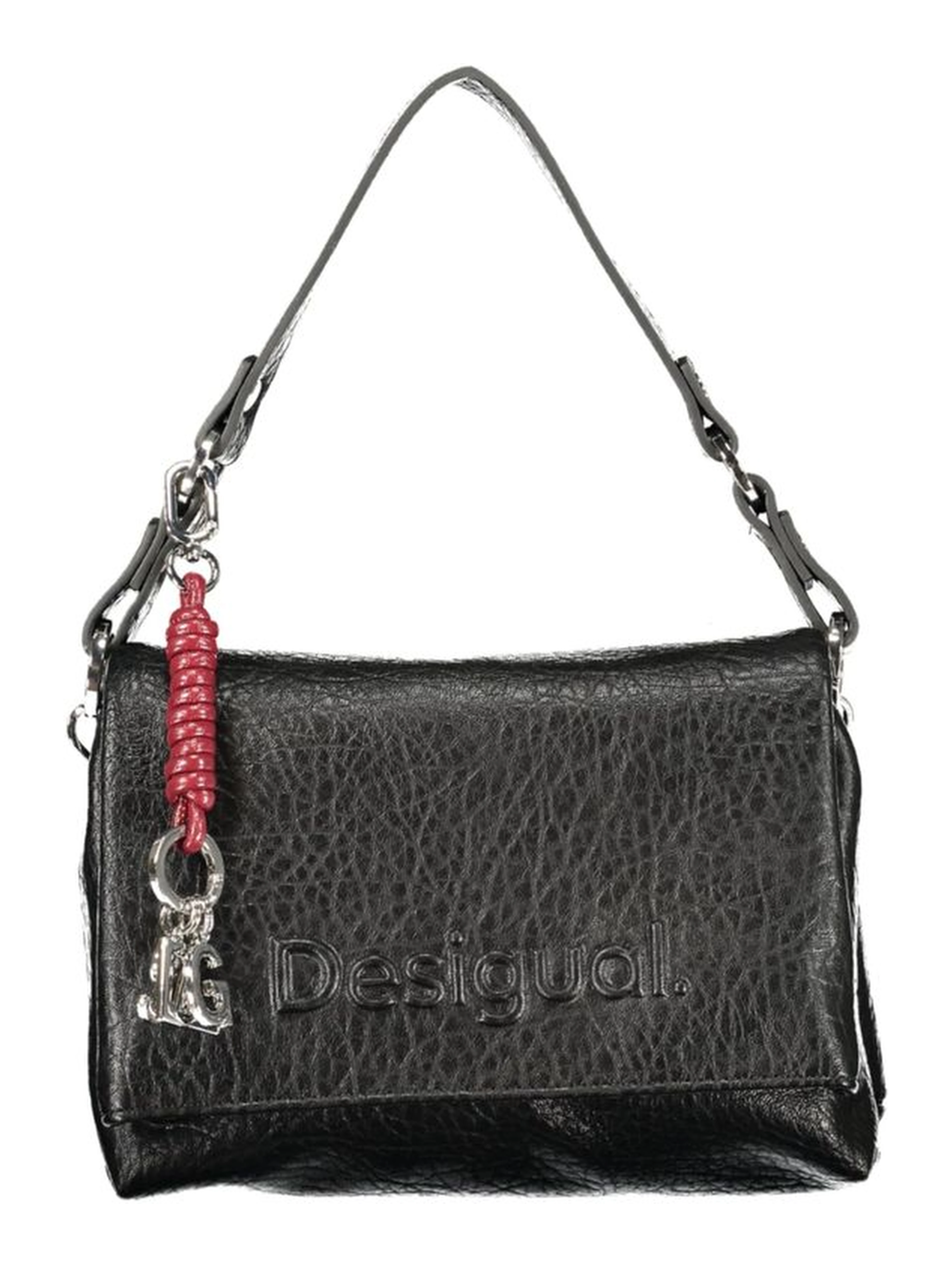Black Polyurethane Women's Bag
