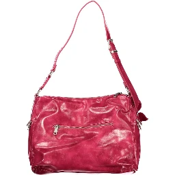 Pink Polyurethane Womens Bag
