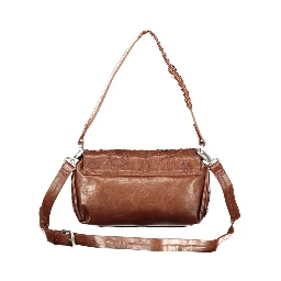 Brown Polyurethane Womens Bag