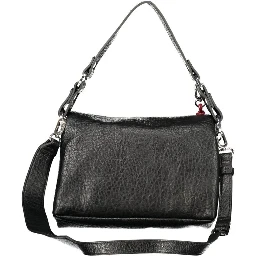 Black Polyurethane Women's Bag