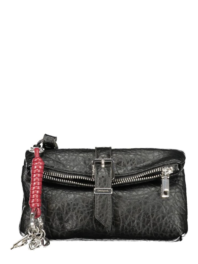 Black Polyurethane Women's Bag
