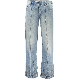 Azzurro Cotton Womens Jeans