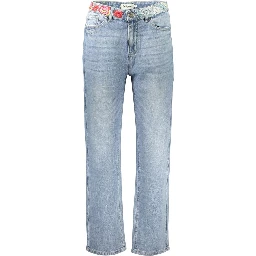 Azzurro Cotton Womens Jeans