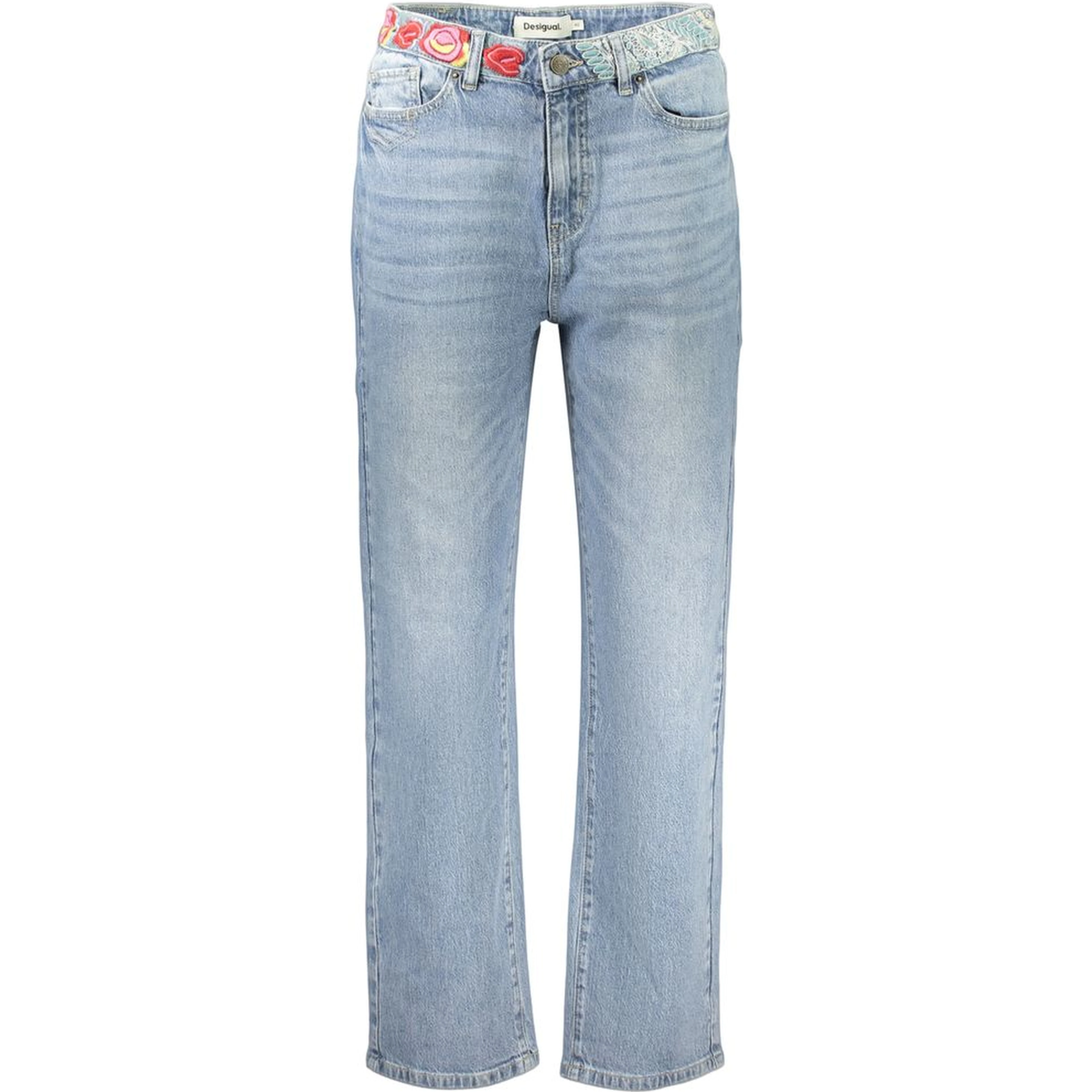 Azzurro Cotton Womens Jeans