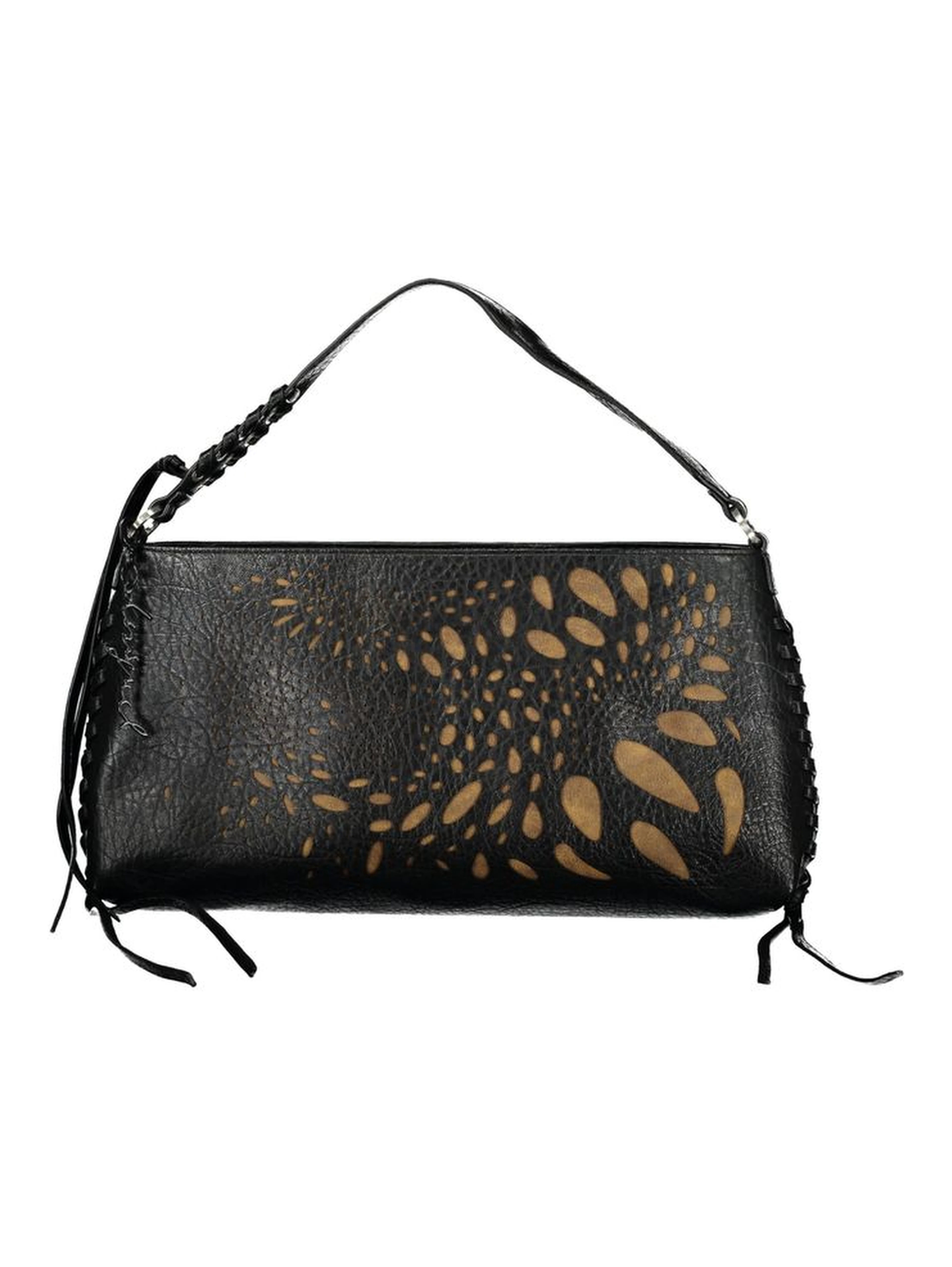 Black Polyurethane Women's Bag