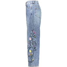 Blue Cotton Women's Jean