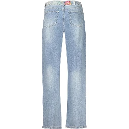 Azzurro Cotton Womens Jeans