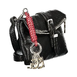Black Polyurethane Women's Bag
