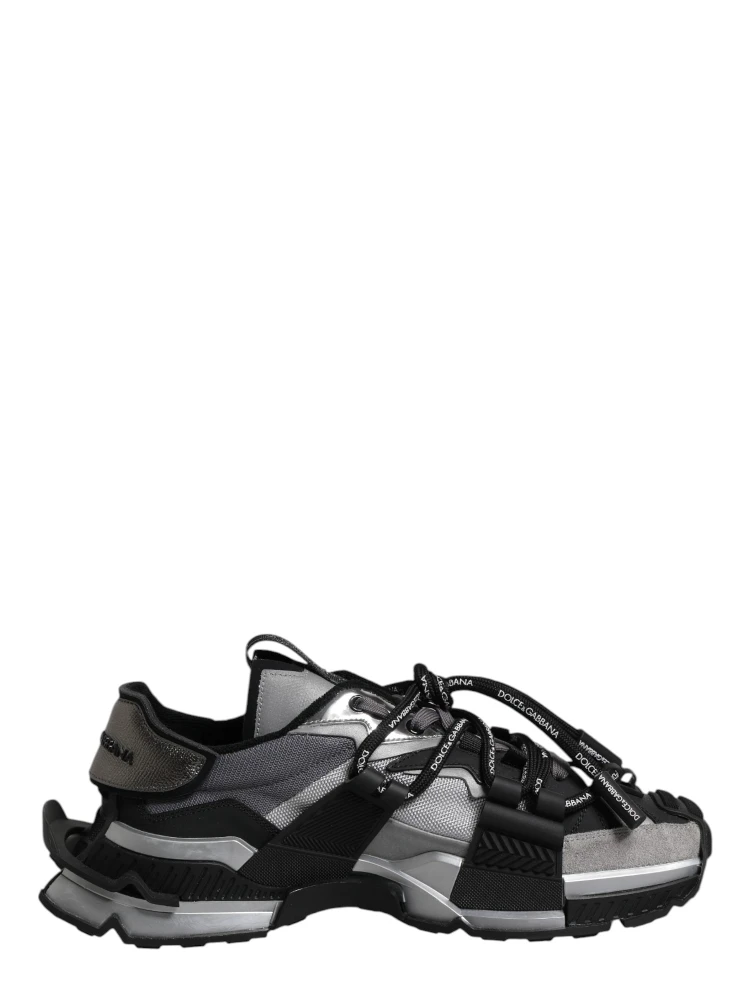 Multicolor Panelled Space Sneakers Men L-39 R-39.5 Shoes
