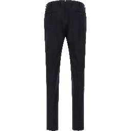 Blue Virgin Wool Dress Pants