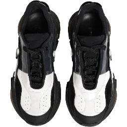 White Black Logo Airmaster Sneakers Shoes