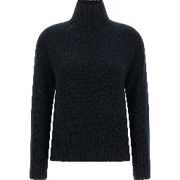 Blue Wool Cardigan