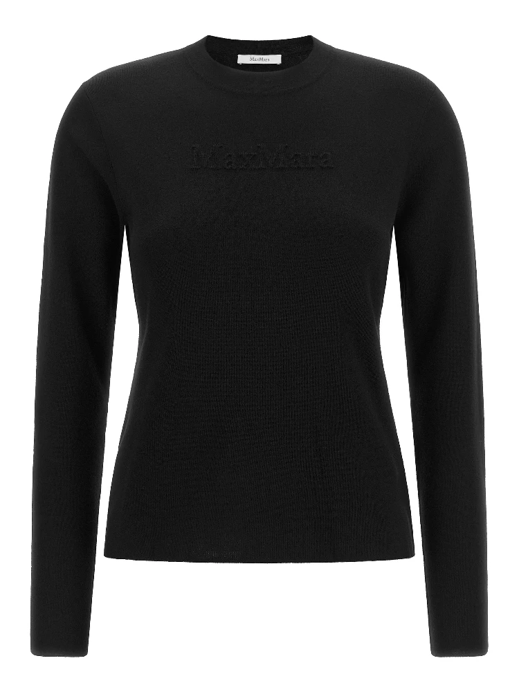 Black Virgin Wool Cardigan