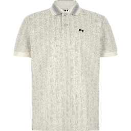 White Polyester Polo Shirt