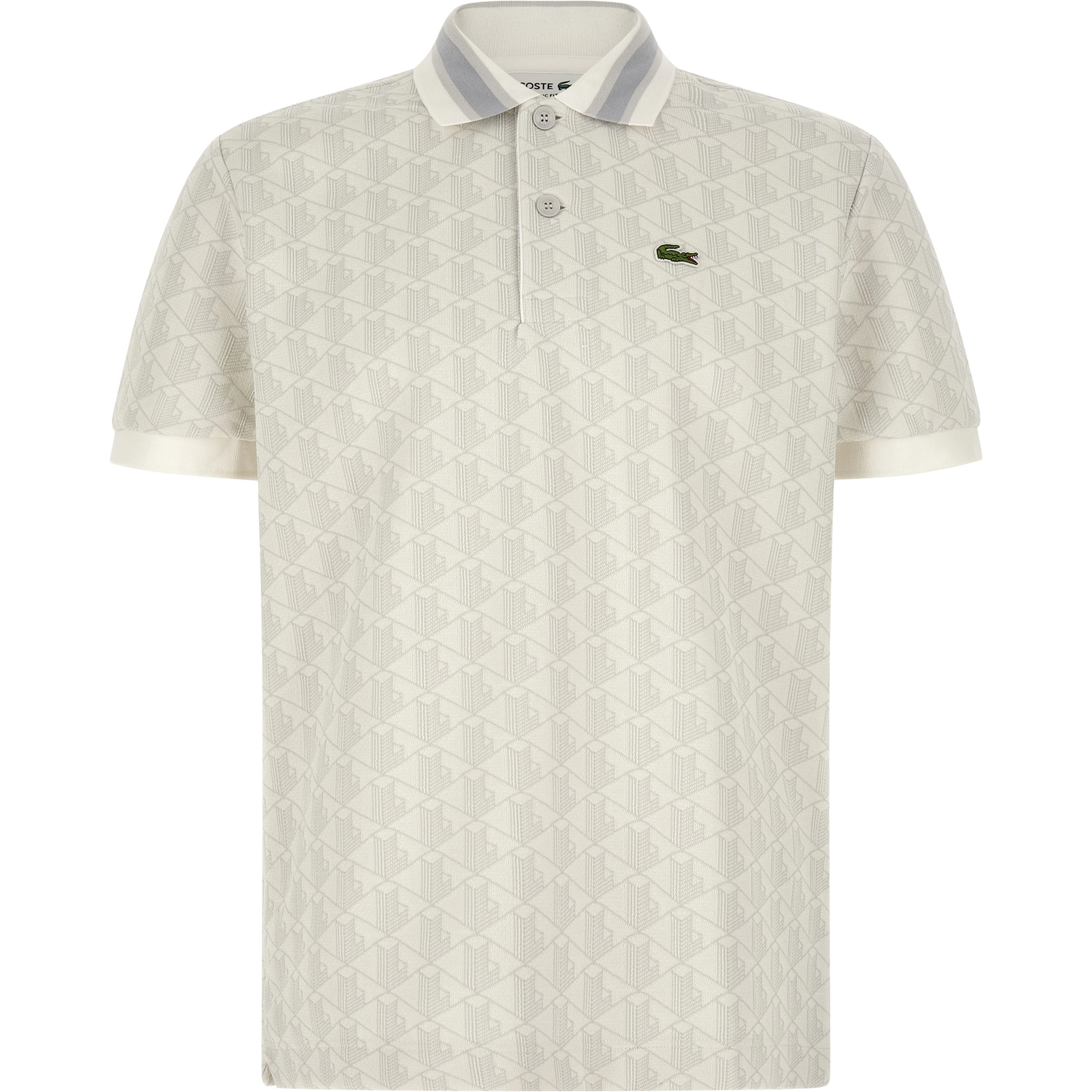 White Polyester Polo Shirt