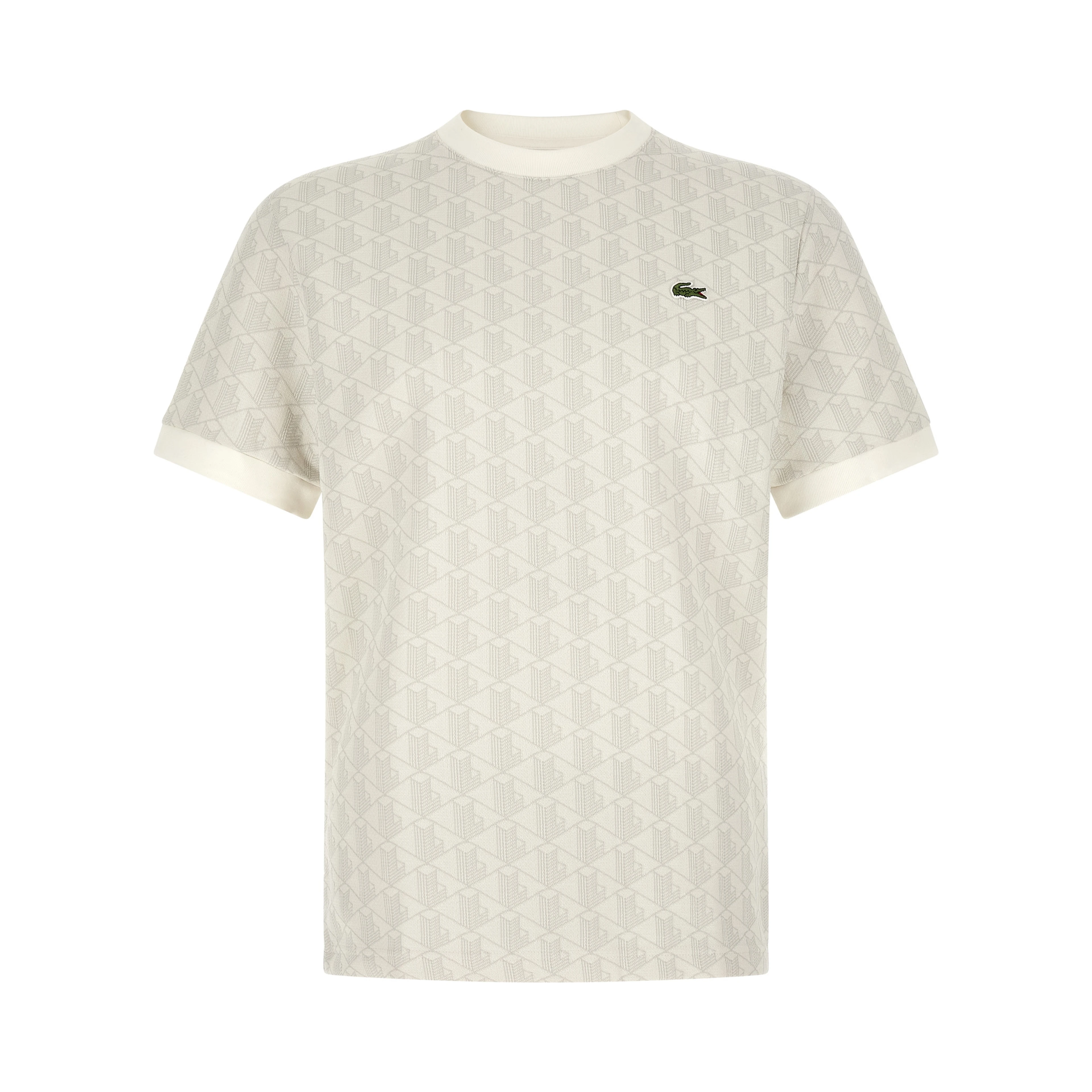 Beige Polyester T-Shirt