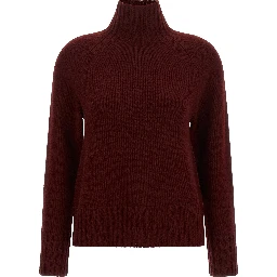 Bordeaux Wool Cardigan