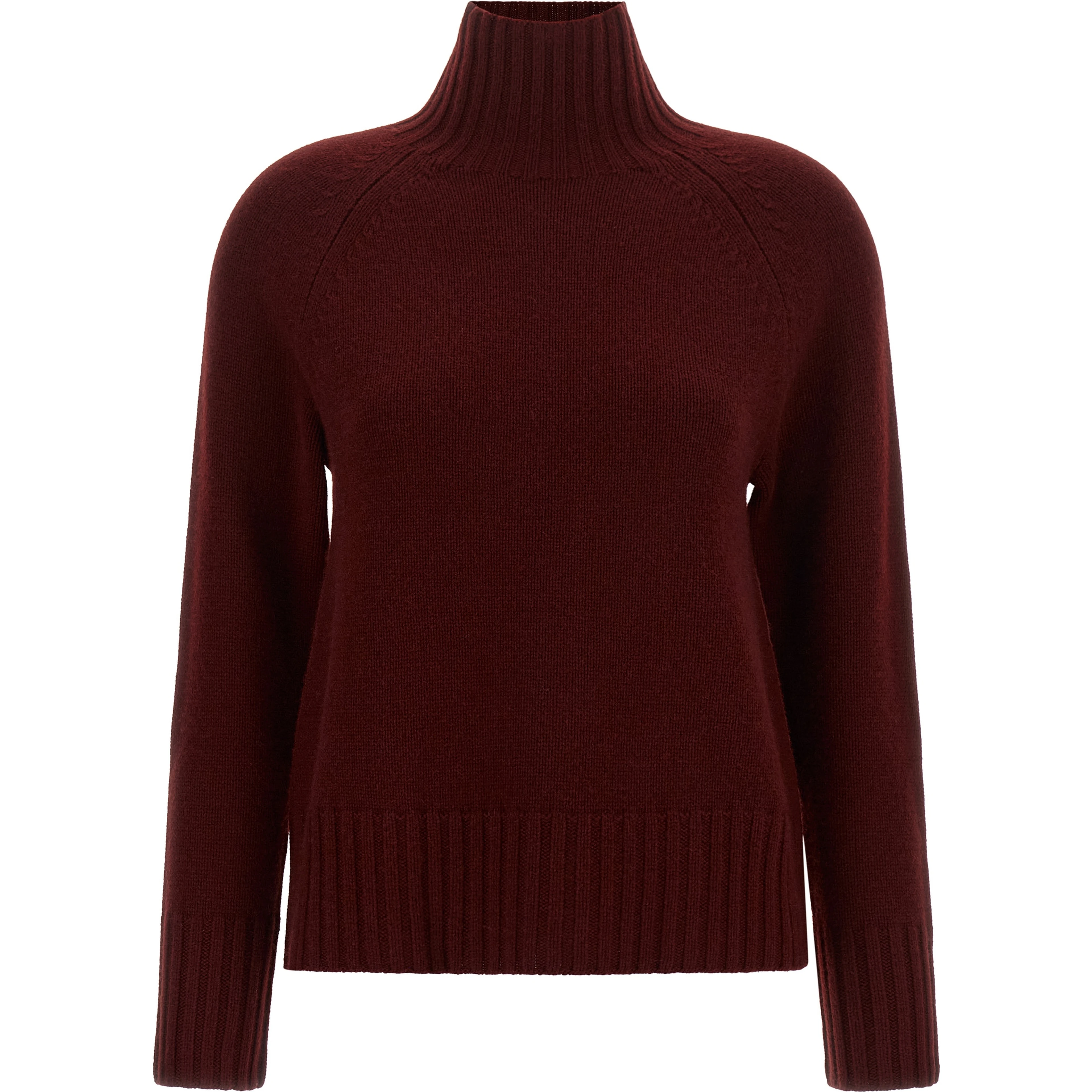 Bordeaux Wool Cardigan