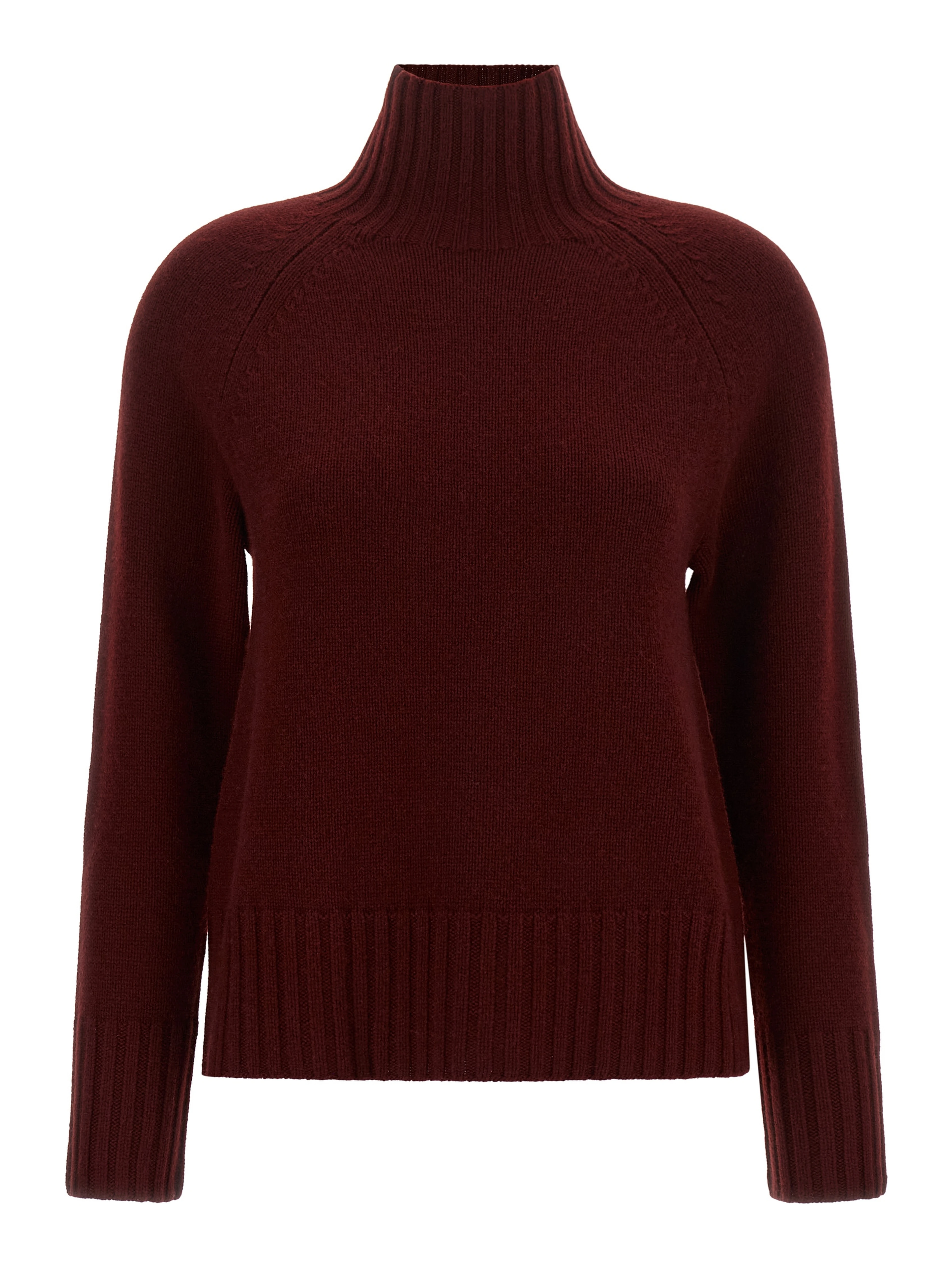 Bordeaux Wool Cardigan